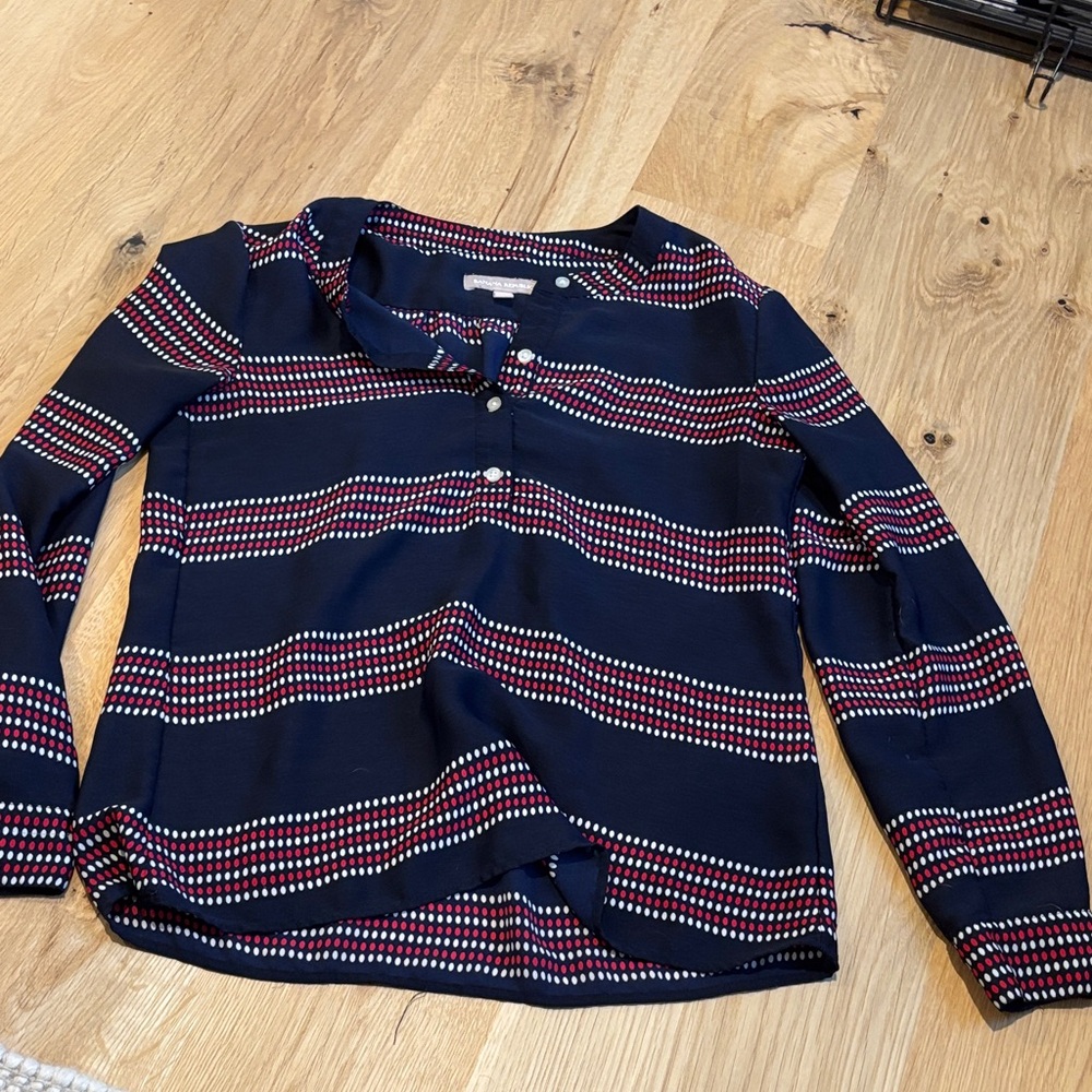 Stylish women’s Navy Striped Shirt